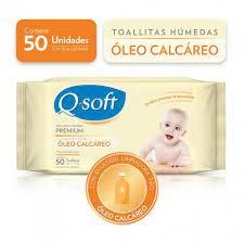 Q Soft Toallitas Humedas Para Bebe Premium Clásica x50