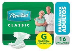 Plenitud Classic Pañal Para Adultos talle Grande x16