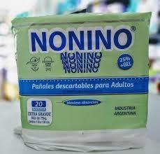 Nonino Pañales Adultos Gel Extra grande x20