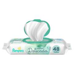 PAMPERS Toallitas humedas limpieza delicada x48 unidades