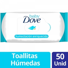 Dove Baby Toallitas húmedas humectación enriquecida x50 unidades