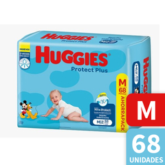 Huggies Protect Plus Talle M Mediano x68