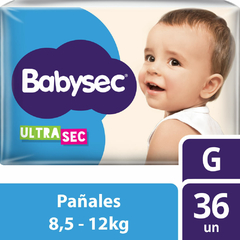 Babysec Ultrasec Hiper Pack G Grande x40