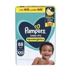 Pampers Baby dry Xxg Extra Extra Grande x88