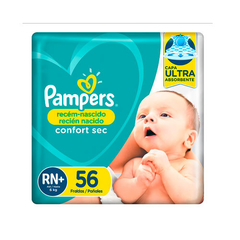 Pampers Confort Sec RN+ Recien Nacido + x56