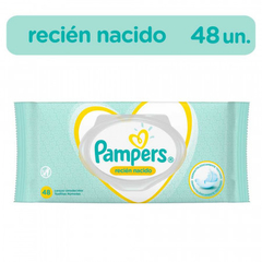 PAMPERS TOALLITAS HUMEDAS RECIEN NACIDO x48