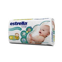 Estrella Baby Hiperpack Talle P Pequeño x30 Pañales Hasta 7.5kg