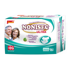 Nonisec Ultra Pañales Para Adultos EG Extra Grande x16