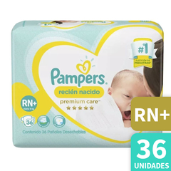 PAMPERS Premium Care RN+ x36 unidades