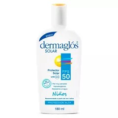 Dermaglos Protector Solar Niños Fps 50 x180 Ml