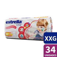 Estrella Baby Caricias De Algodón Talle XXG Extra Extra Grande x34