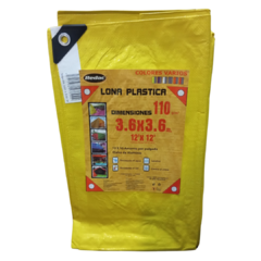 LONA DE POLIETILENO 110GR USO MEDIO 3.60 x 3.60M 1 PZ - tienda en línea