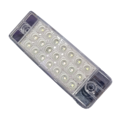 PLAFÓN 21 LED LUZ AZUL ICE FIJA Y ESTROBO 16.0x5.0x3.5CM 1PZ - comprar en línea