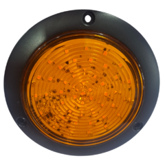 PLAFON HIPERLED 48 LED REDONDO ALTA, BAJA Y ESTROBO 4" 1PZ - BEXT AUTOACCESORIOS