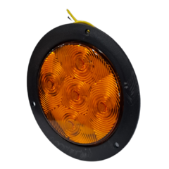 PLAFON HIPERLED 10 LED REDONDO FIJO Y ESTROBO 4" 1PZ - BEXT AUTOACCESORIOS