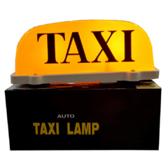 COPETE PARA TAXI AMARILLO CON CHUPONES Y LUZ - BEXT AUTOACCESORIOS