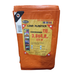 LONA DE POLIETILENO 110GR USO MEDIO 3.60 x 4.80M 1 PZ