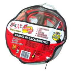 CABLE PASACORRIENTE 3,6M CAL. 8 JUEGO - BEXT AUTOACCESORIOS