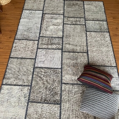 Tapete Patchwork Grey Turco