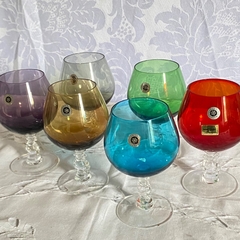 Jogo 6 taças Colors Sasaki Glassware - Le Village Sainte Clotilde