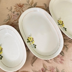 Travessa Floral Porcelana Renner