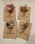 PACK DE 10 TARJETONES CON FLORES - GRACIAS