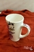 Taza jarro flores oleo - tienda online