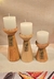 Candelabro Nórdico de madera encerada - Torre I - comprar online