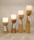 Candelabro Nórdico de madera encerada - Cáliz - tienda online