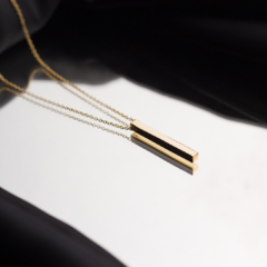 Collar Minimal Gold Bar