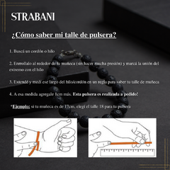 Pulsera Lava Stone - cierre metalizado en internet