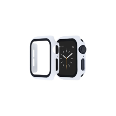 Bumper HPrime com Pelicula de Vidro Temperado Apple Watch 44mm - Branco