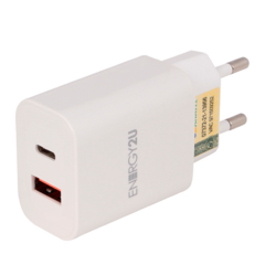 ADAPTADOR DE PAREDE PD (20W) + QUICK CHARGE 3.0