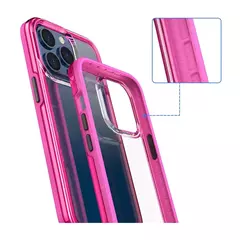 CASE JINYA PROTECTING CASE IPHONE 14 /13 CLEAR/PINK JA6475