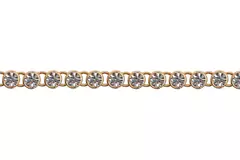 Pulseira Riviera Strass G - Black Diamond/Ouro Vintage - comprar online