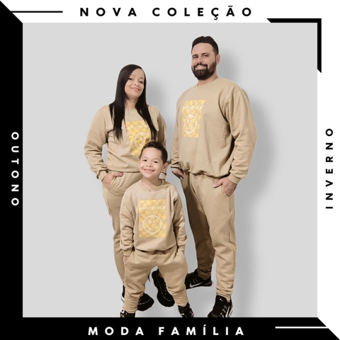 Blusa mama, papa, mini - Estrelar Moda Família