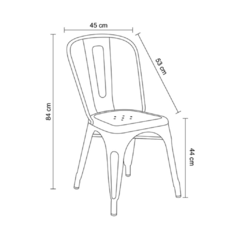 Cadeira Rivatti Iron - comprar online