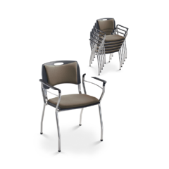 Cadeira Cavaletti Empilhável de Auditório - 35013 - comprar online