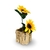 Vaso flor de girassol - comprar online