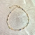 Pulseira com pedras redonda