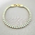 Pulseira zirconia gota - comprar online