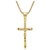 Pingente Crucifixo Cruz Jesus Banhado a Ouro 18K