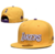 Boné NBA Los Angeles Lakers Amarelo- Aba Reta (New Era)