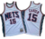 Regata NBA Brooklyn Nets Nº15 Vince Carter-Mitchell & Ness 2006-07-Branco-Adulta-Unissex