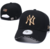 Bone New Era MLB New York Yankees Prt/Dou Aba Grossa Unisex NY Baseball - Ajustável - comprar online