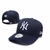 Boné New Era MLB New York Yankees Prt/Bco Unisex NY Baseball - Ajustável