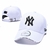 Boné New Era MLB New York Yankees Bco/Prt Unisex NY Baseball - Ajustável