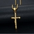 Pingente Crucifixo Cruz Jesus Banhado a Ouro 18K - comprar online