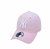 Boné New Era MLB New York Yankees Rosa Unisex NY Baseball - Ajustável