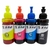 Imagem do Kit 4x Cores Tinta Refil T664 BK/ C/ M/ Y L375 L395 L555 455